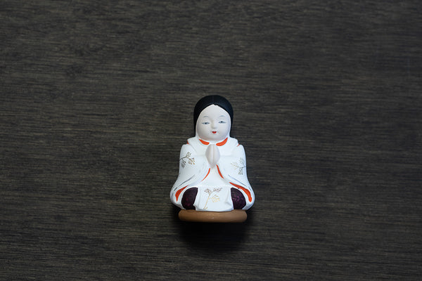 合掌人形 白童子（着色）