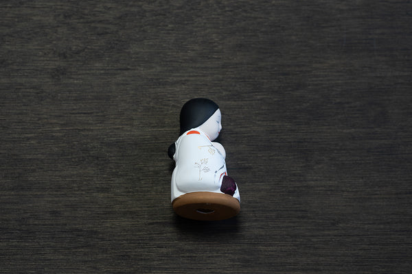 合掌人形 白童子（着色）