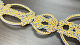 修多羅 新金瑠璃四色金入 輪の連なりを斜めから見た接写