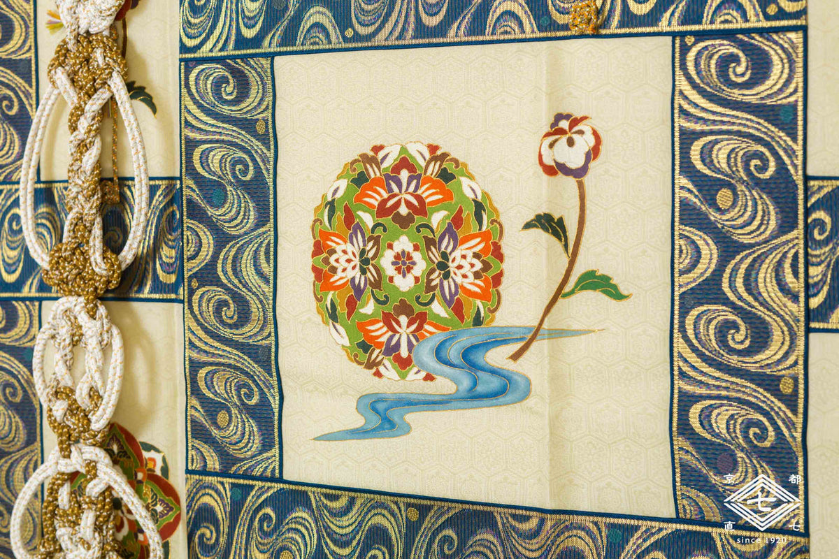 浄土宗 安藤法衣店謹製 本金別織 七條裟袈 七条袈裟 鳳凰紋 冬合用 僧侶仏教仏具法衣袈裟装束 本七條袈裟／南山衣 | 知恩院前渡辺法衣仏具店｜浄土宗各本山御用達