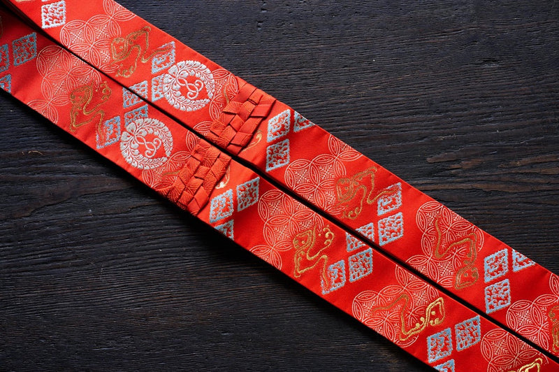 輪袈裟 波菱松七宝 特別瑠璃/銀朱 – 直七法衣店｜法衣袈裟のお悩みは