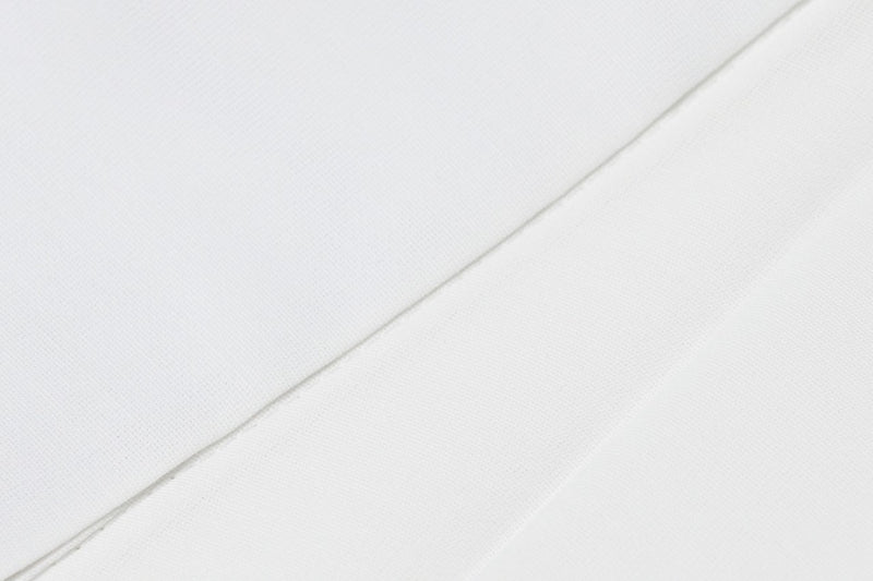 Cappotto bianco in tessuto di lino e seta realizzato su misura｜lino estivo