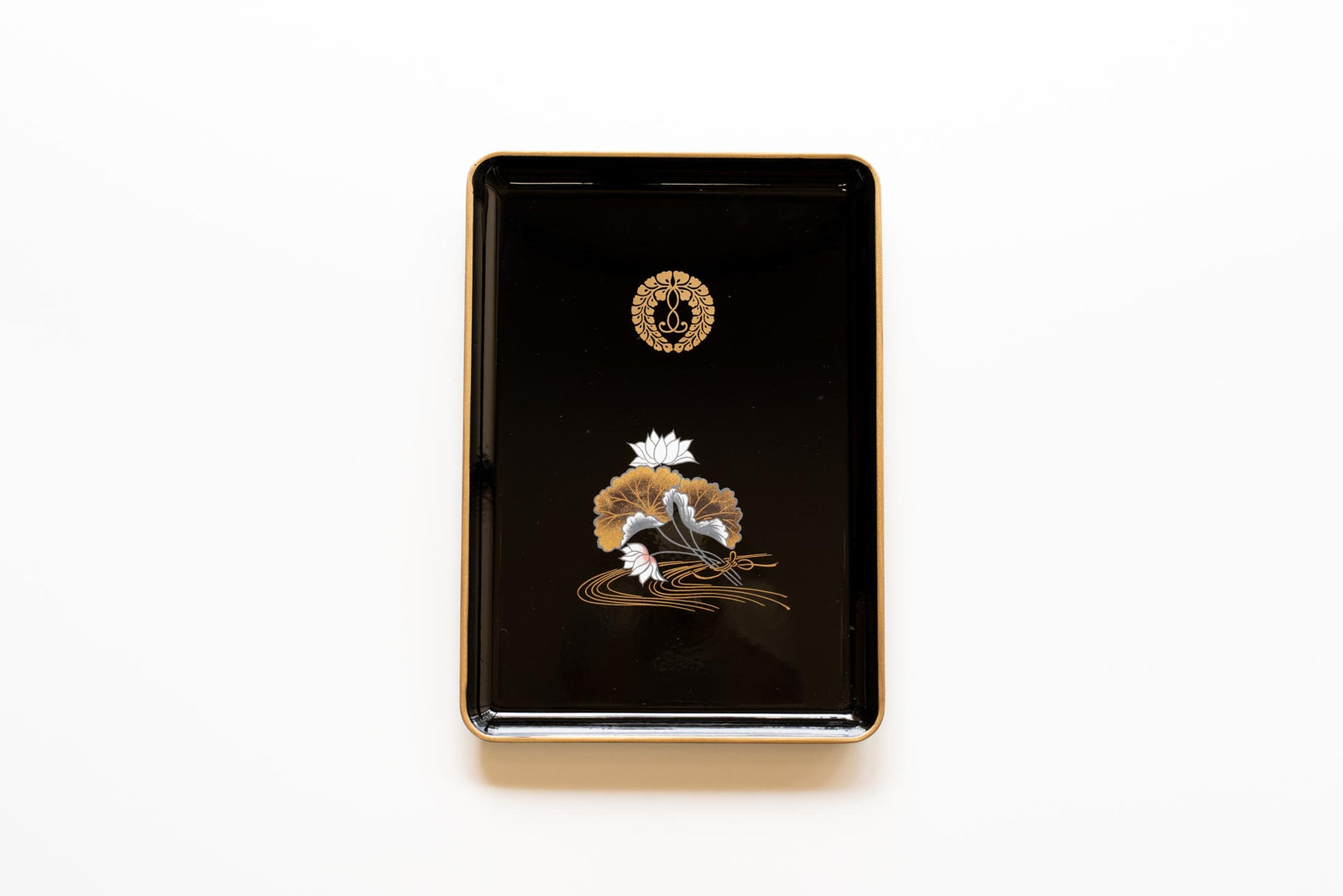 御礼盆（銘々盆 切手盆）蓮柄オリジナル – 直七法衣店｜法衣袈裟のお