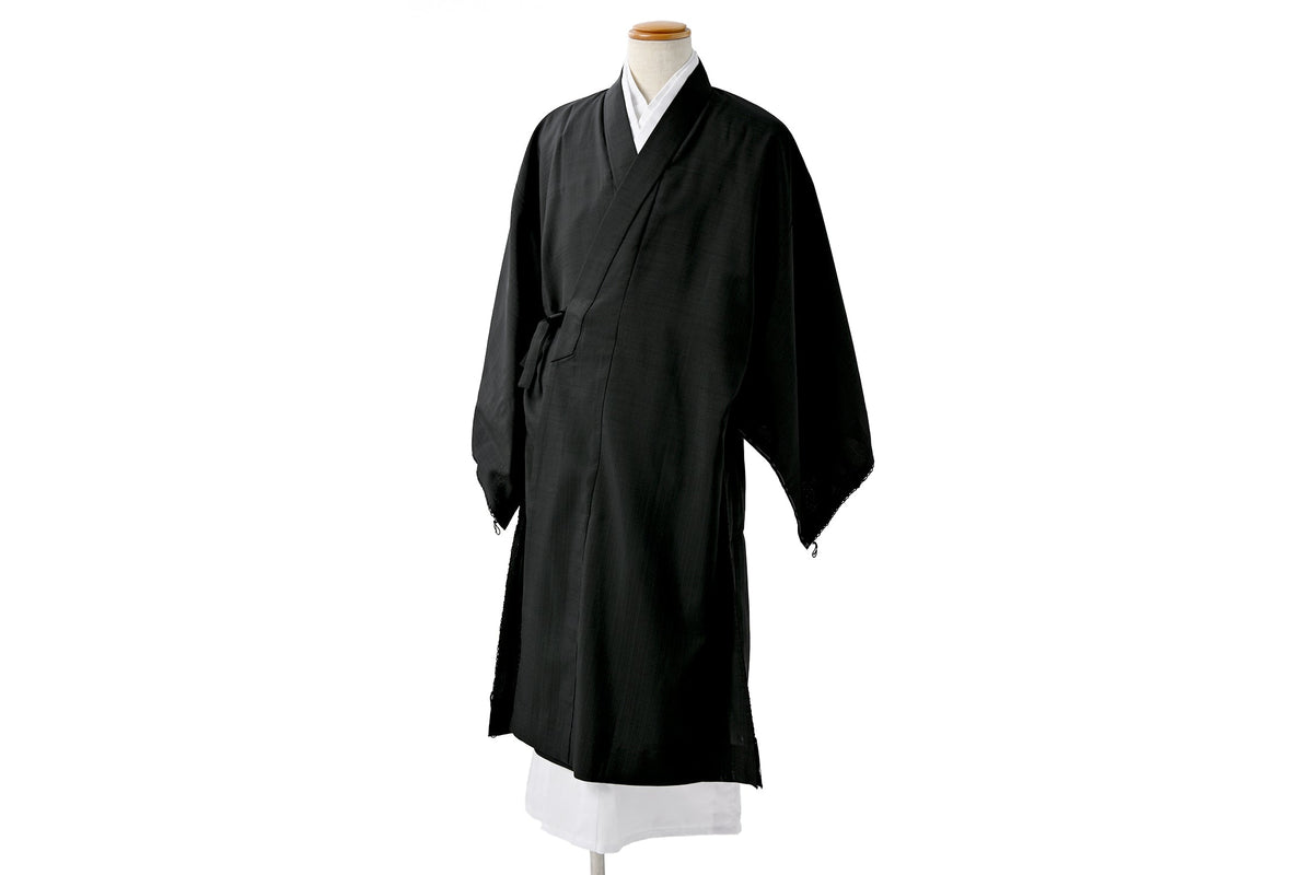 紗改良服 楽天市場】【送料無料】【日本製】女性用改良衣 黒紗 紐通し付き