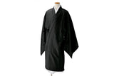 Cappotto nero, morbido e lucido｜invernale, fibra sintetica