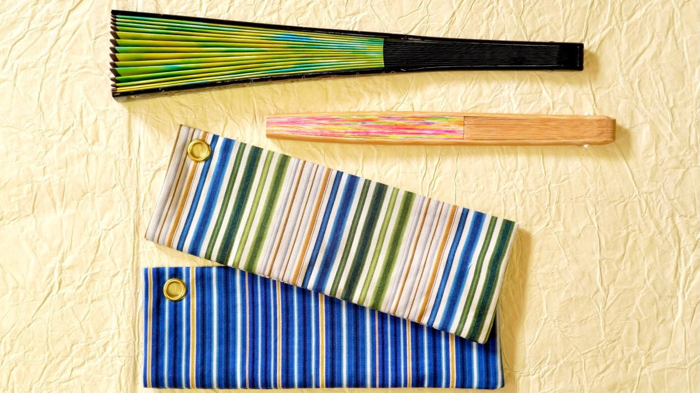 扇入 スリーブ式 ハトメ付｜小倉織 – 直七法衣店｜法衣袈裟のお