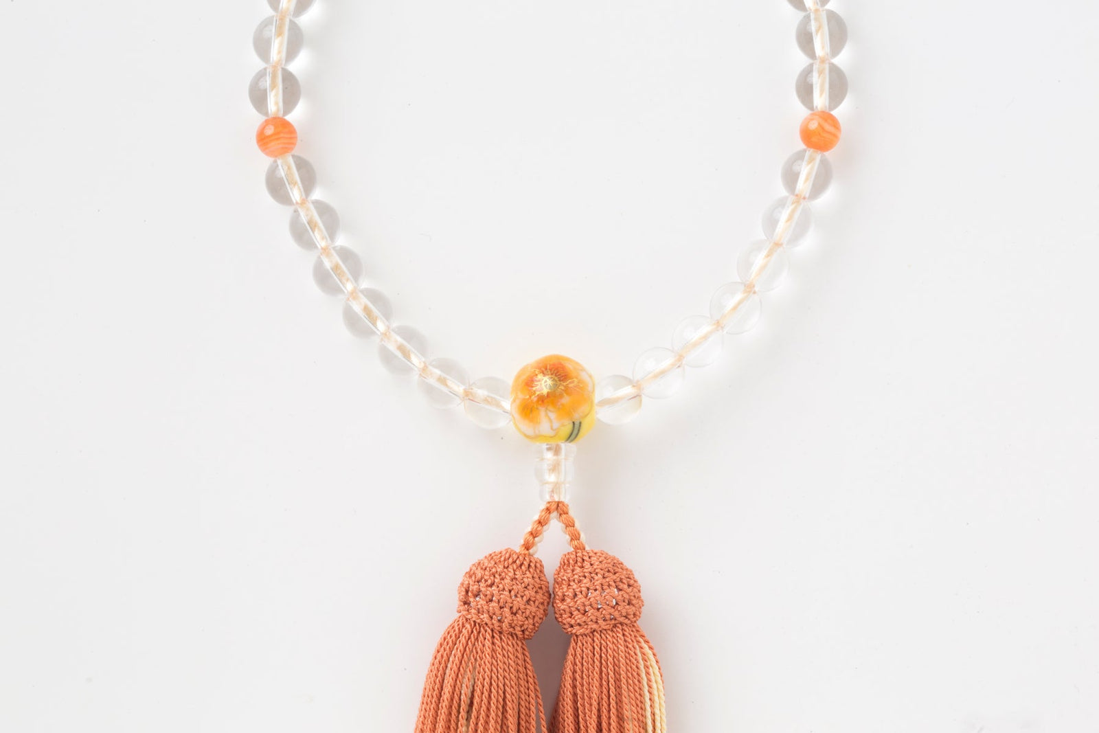 単念珠 清水焼 水晶仕立｜1-12月（12種） – 直七法衣店｜法衣袈裟のお